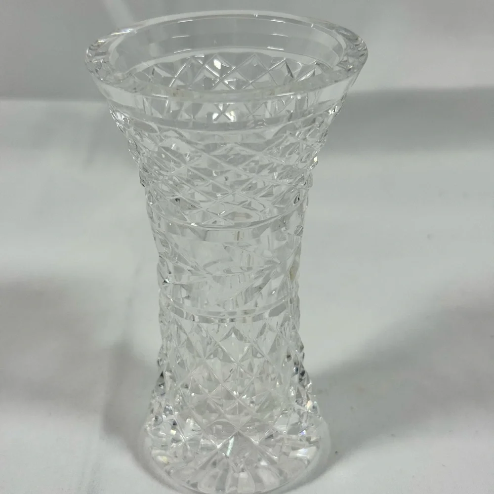 Waterford Crystal Glandore Cut Glass‎ 4” Bud Vase